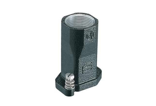 HARTING Han HPR Heavy Duty Power Connector Housing, 1 Contacts, M25 Thread, Straight Han HPR Range