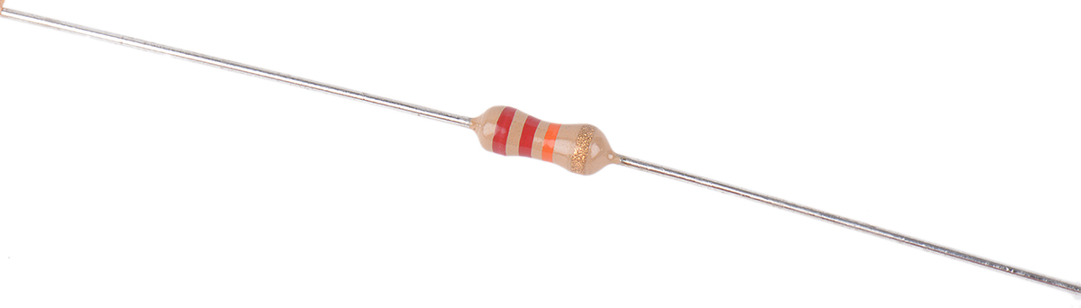 TE Connectivity 22kΩ Carbon Film Resistor 0.33W ±5% CFR25J22K