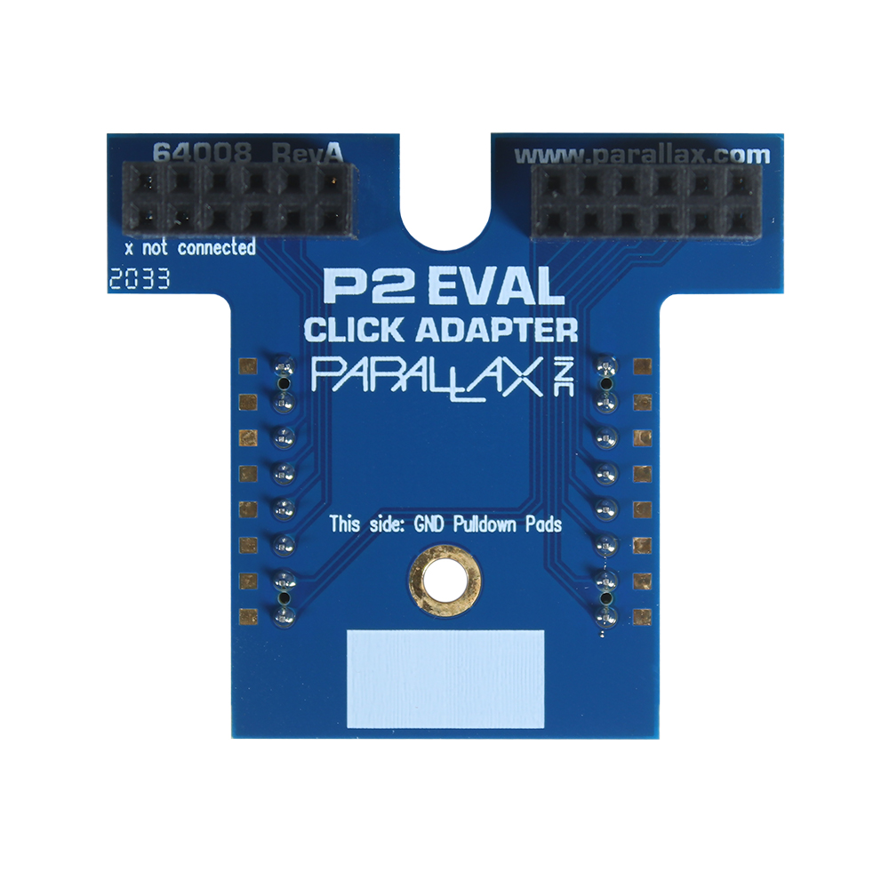Parallax Inc 64008 for use with Propeller P2 Microcontroller
