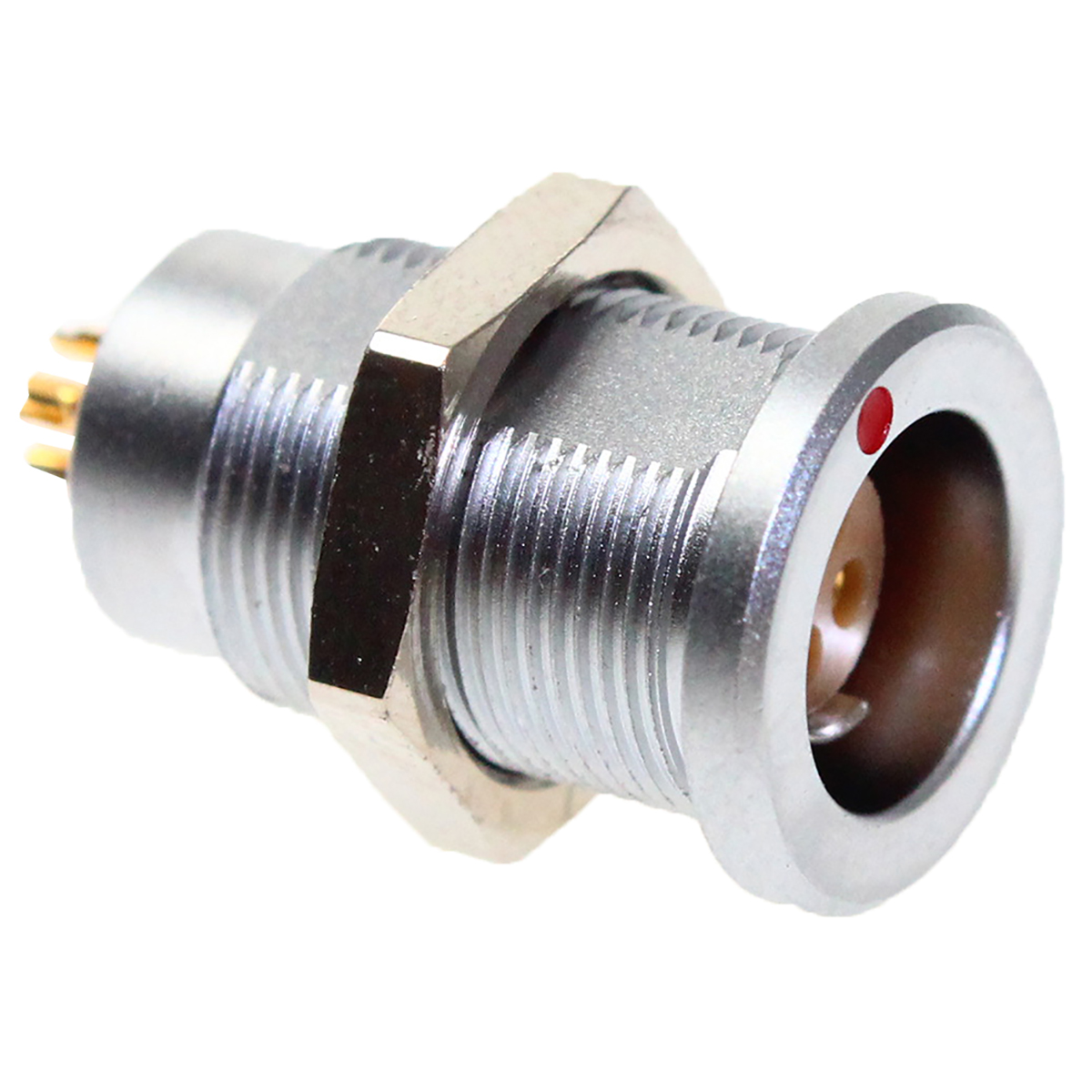 CAMDENBOSS Circular Connector, 4 Contacts, Panel, 7.8 mm Connector, Socket, Female, IP68, CamCirc CCB1 Series