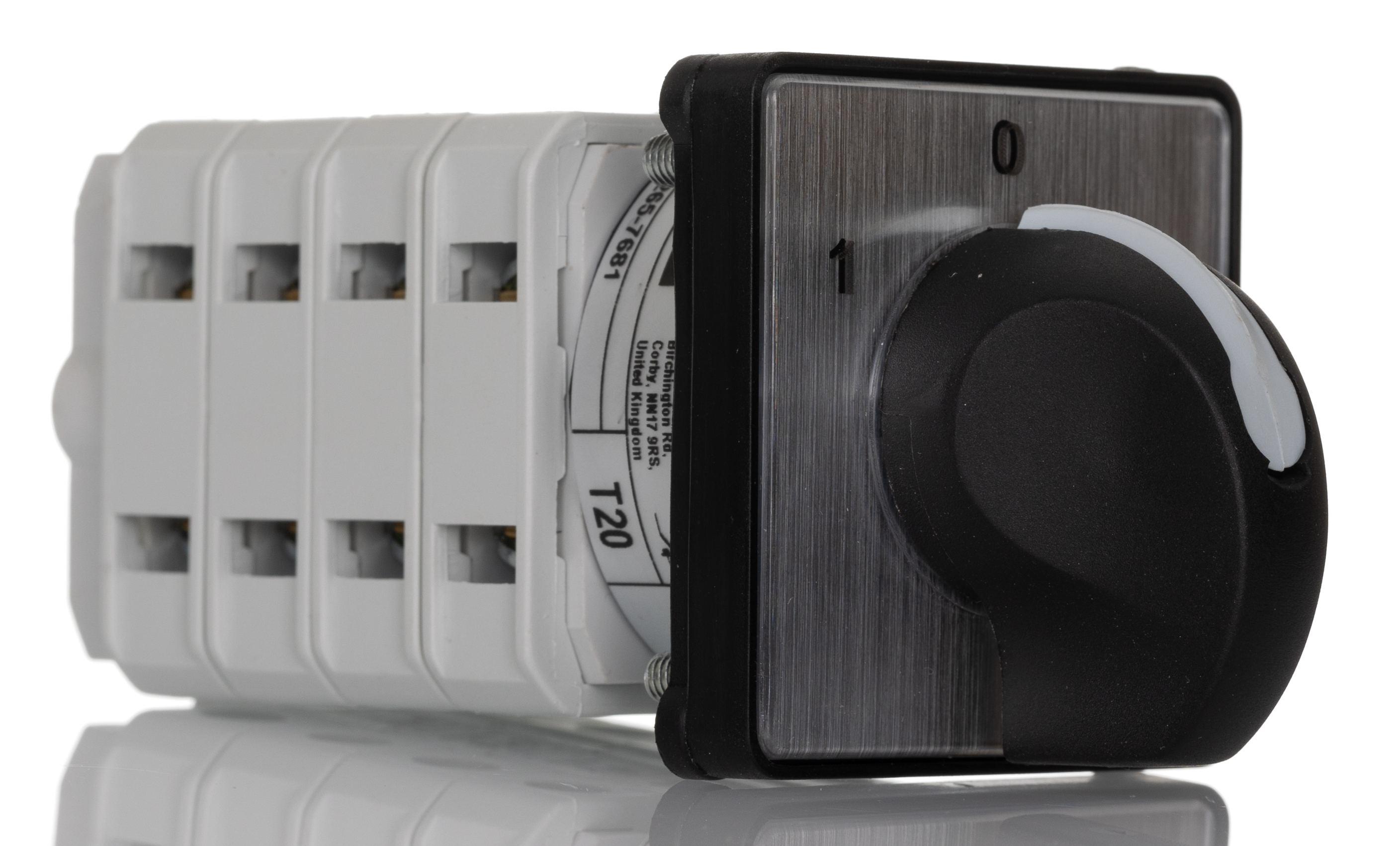 RS PRO, 4P 3 Position 60° Changeover Cam Switch, 500V ac, 25A, Knob Actuator