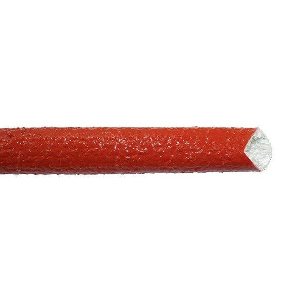 NEMIQ Fiberglass, Silicone Red Cable Sleeve, 6mm Diameter, 100m Length, 355 Series