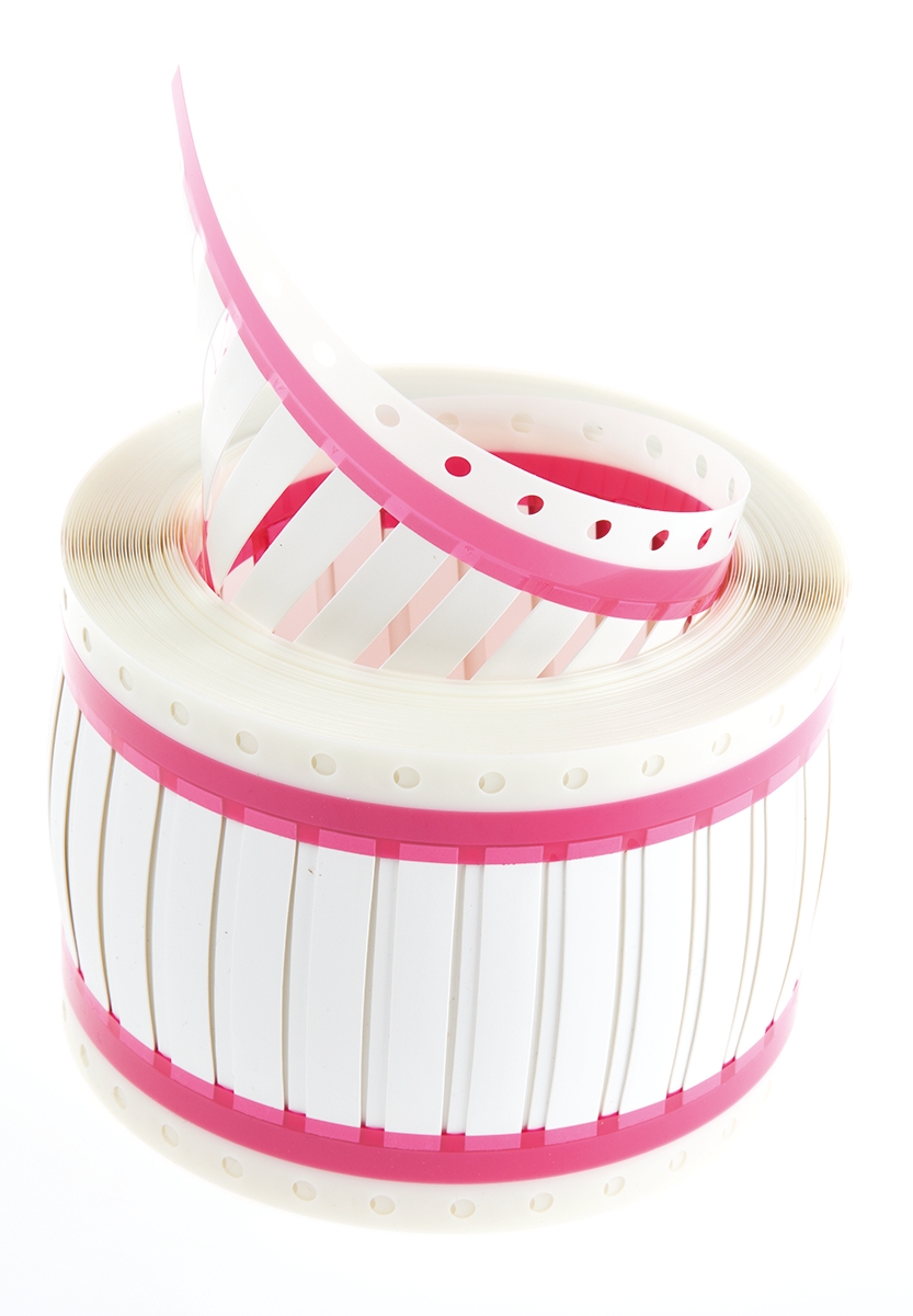 TE Connectivity RPS White Heatshrink Labels, 50mm Width, 1000 Qty