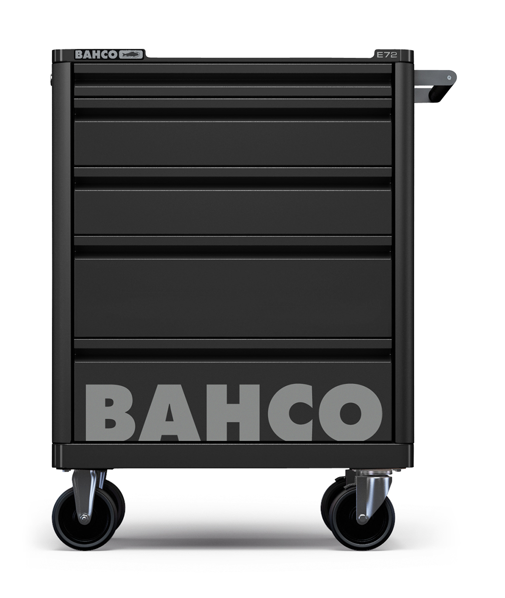 Bahco 5 Drawer Solid Steel Wheeled Tool Trolley
