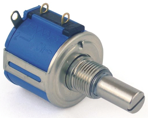Bourns 3545 5kΩ Rotary Potentiometer 5-Turns 1-Gang Panel Mount, 3545S-1-502L