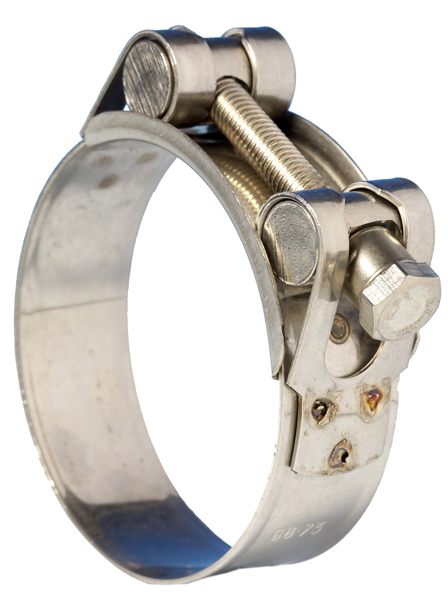 Jubilee Stainless Steel Bolt Head Bolt Drive, 25mm Band Width, 68 → 73mm ID