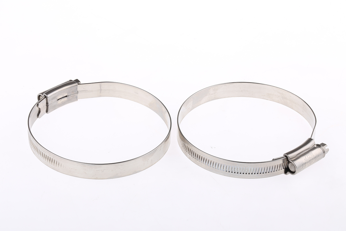 HI-GRIP Stainless Steel Slotted Hex Worm Drive, 13mm Band Width, 70 → 90mm ID