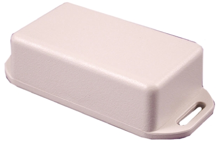 Hammond 1551 Series Grey ABS Enclosure, IP54, Flanged, Grey Lid, 60 x 35 x 20mm