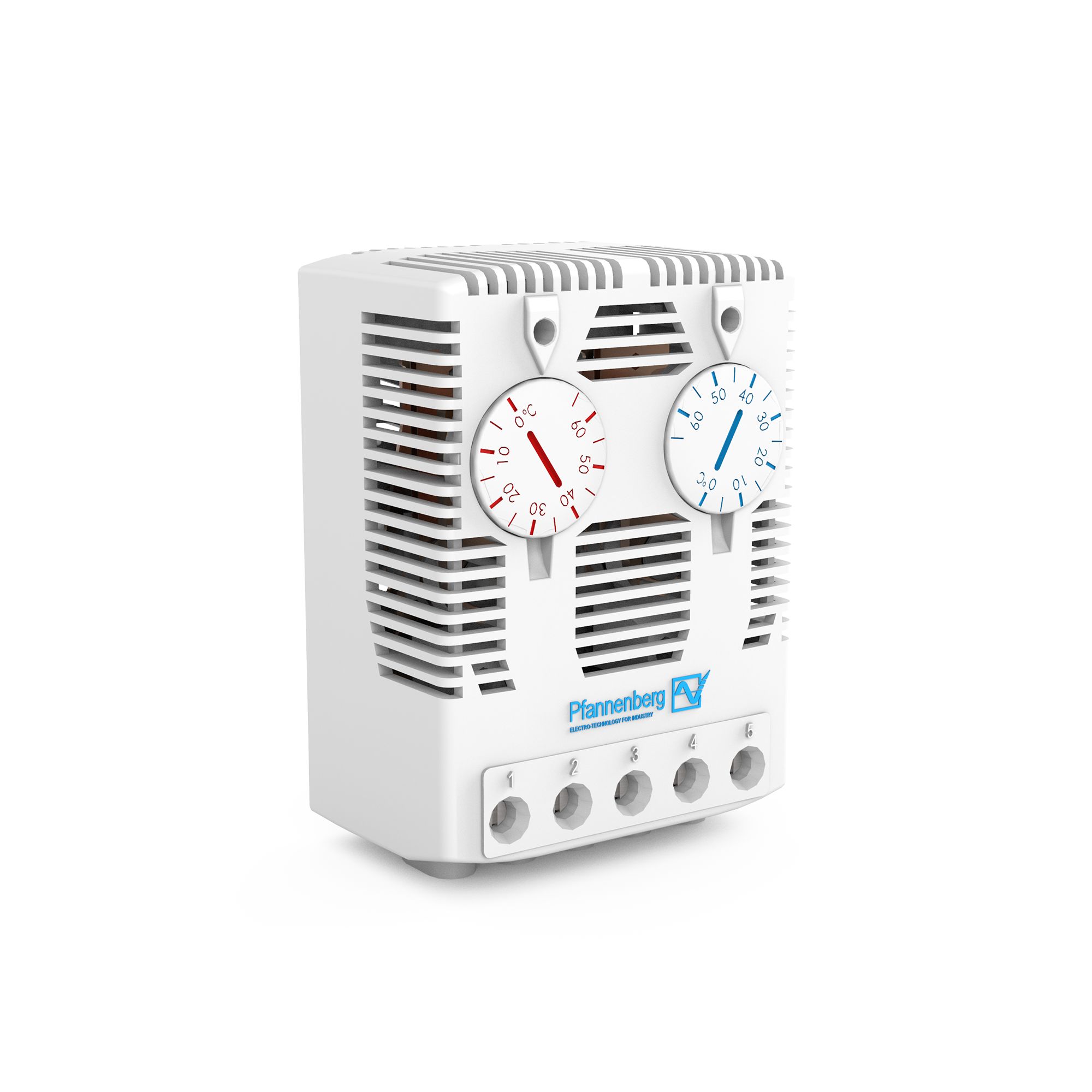 Pfannenberg 17141000000 NC, NO Thermostats, 10A, 120 → 240 V ac, 0 → 60 °C