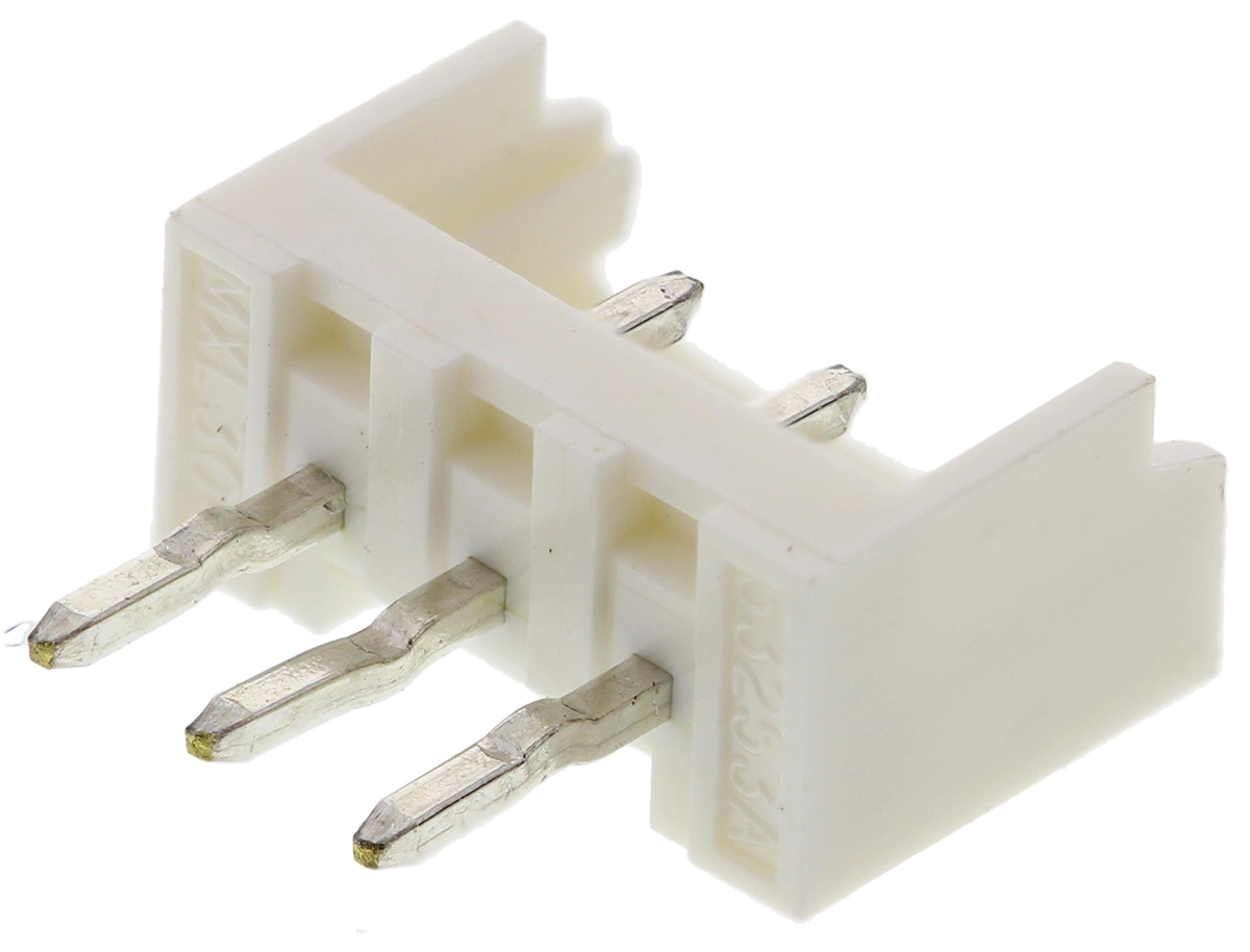 Molex Micro-Latch Series Straight Through Hole PCB Header, 3 Contact(s), 2 mm Pitch, 1 Row, Shrouded