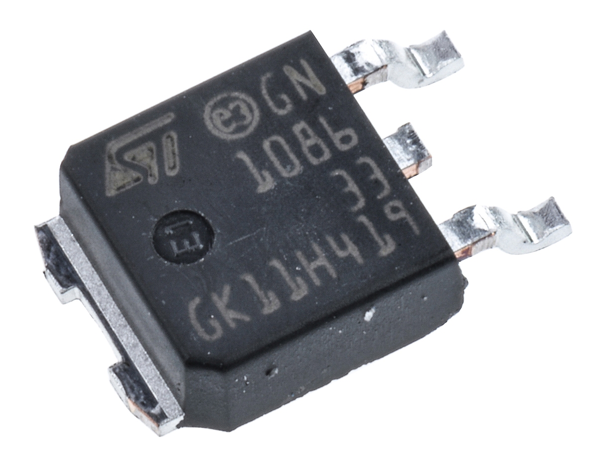 STMicroelectronics LD1086DT33TR, Voltage Regulator 30V 3-Pin