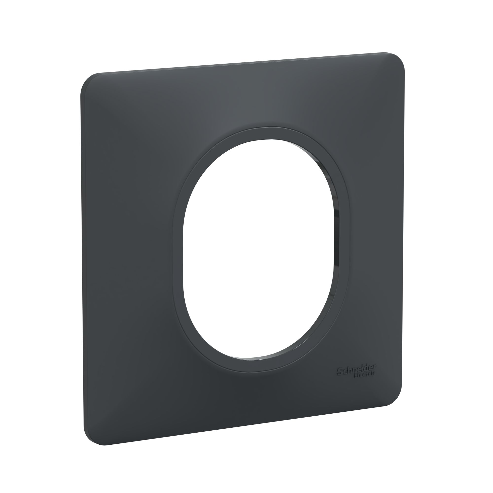 Schneider Electric Anthracite, 1 Gang, Ovalis C Series