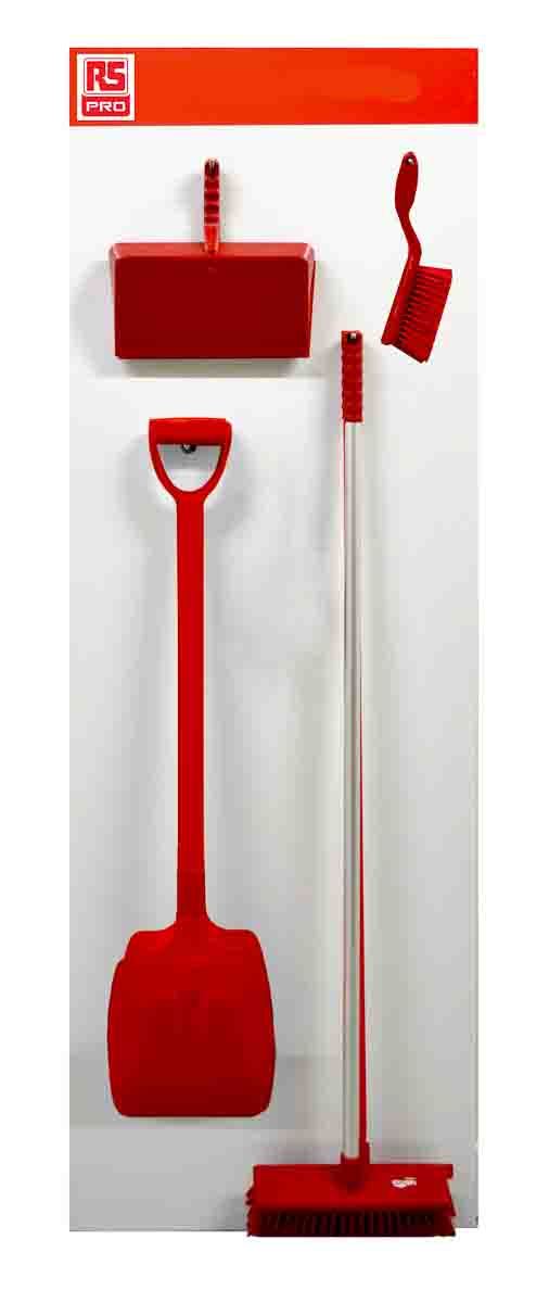 RS PRO Shadow Boards Kit, Red