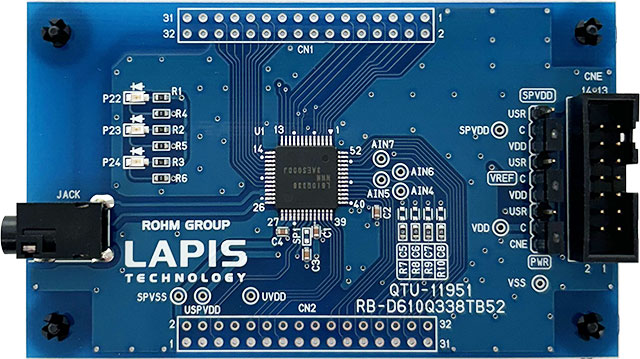 ROHM Reference Board Evaluation Board for MCU for RB-D610Q338TB52 reference board for ML610Q338 8-bit microcontroller