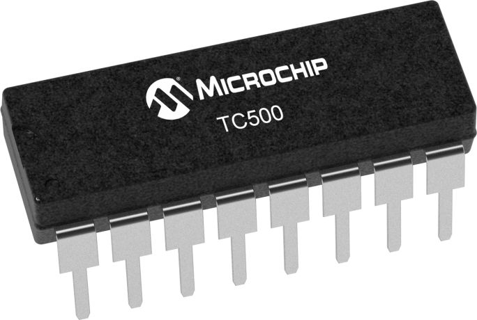 TC500CPE,Analogue Front End, 8-Channel 16, 10sps I2C, SPI, 16-Pin PDIP