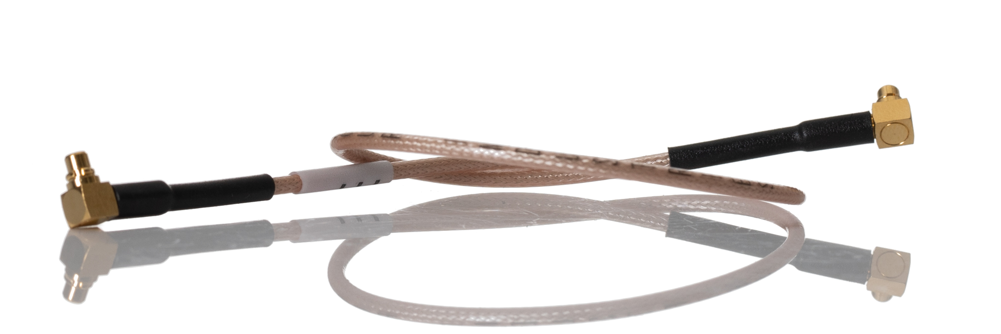 Samtec Screened, 235 mm 50 Ω, 30 AWG Black