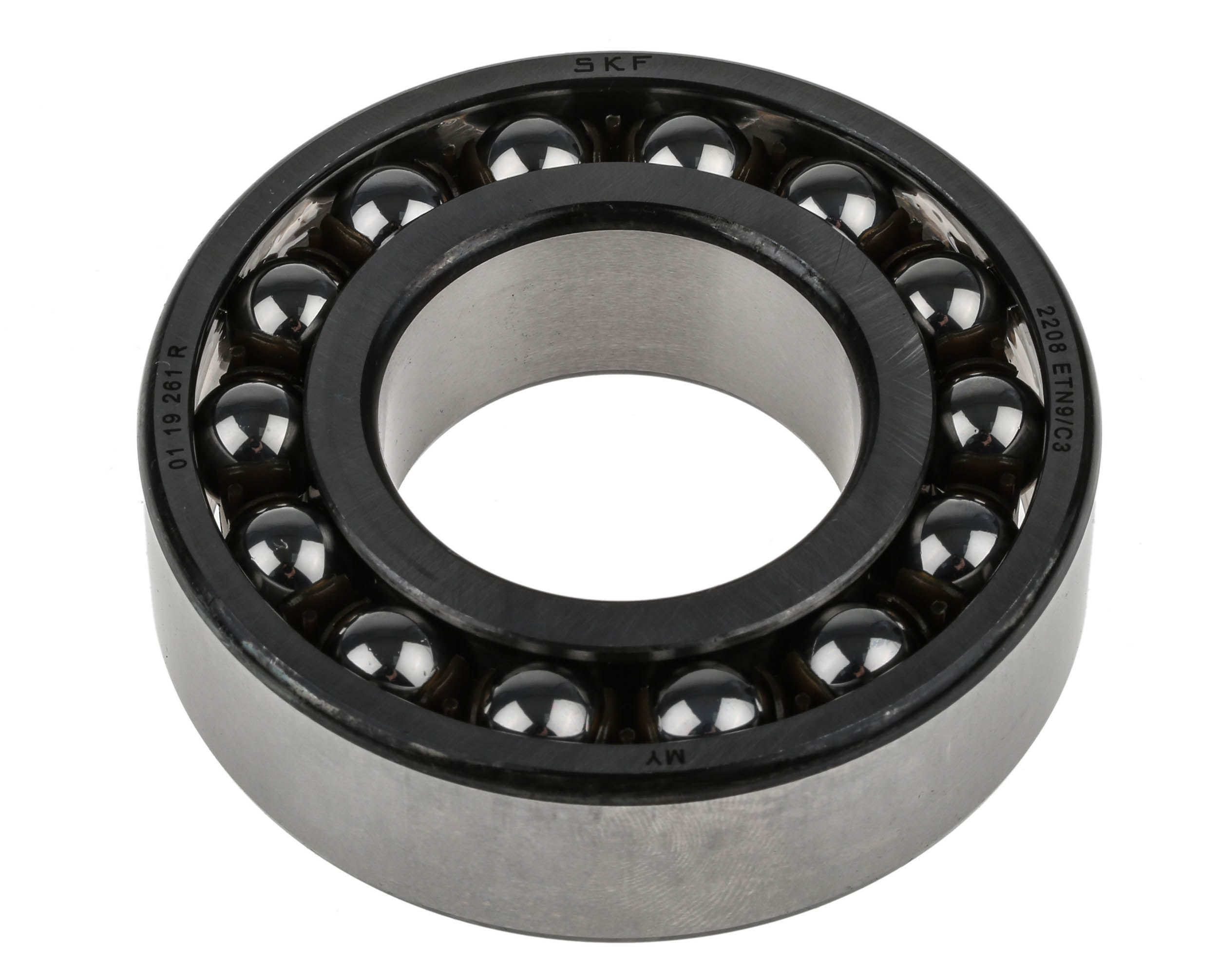 SKF 2208 ETN9/C3 40 mm ID 2 Row Ball Bearing -, 80 mm OD