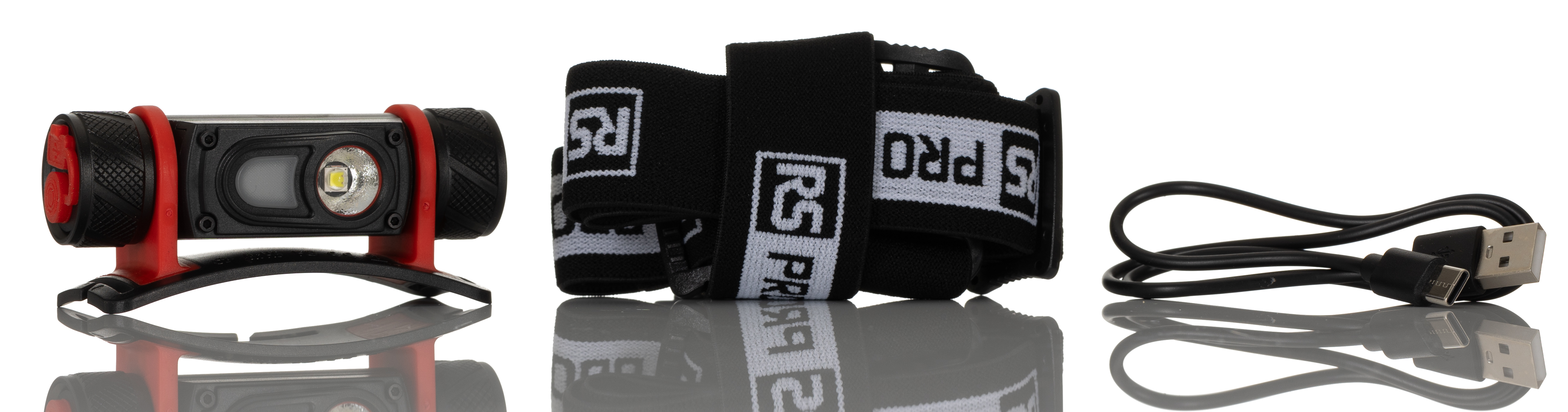 RS PRO LED RSPRO-H54R Head Torch 800 lm, 100 m Range