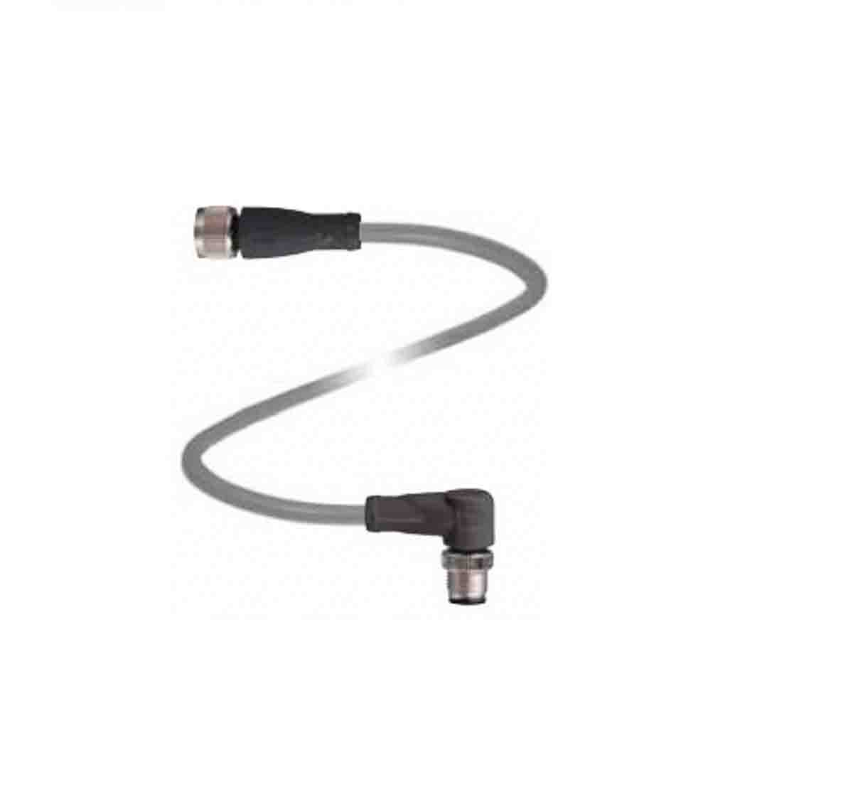 Pepperl + Fuchs Female 4 way M12 to Male 4 way M12 Sensor Actuator Cable, 5 m