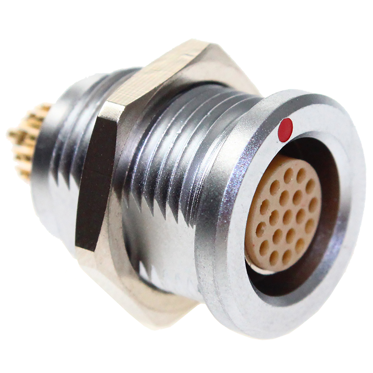 CAMDENBOSS Circular Connector, 19 Contacts, Panel Mount, Socket, Female, IP68, CamCirc CCB3 Series