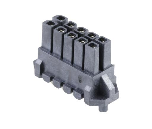 Molex 44769 Series Vertical Through Hole PCB Header, 10 Contact(s), 3 mm Pitch, 2 Row, Shrouded