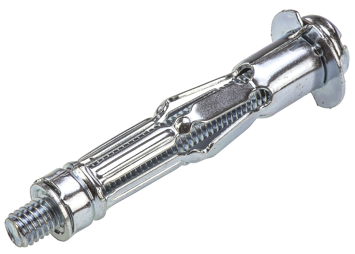 RawlPlug Steel Expanding Bolt Cavity Fixing, 12mm fixing hole diameter