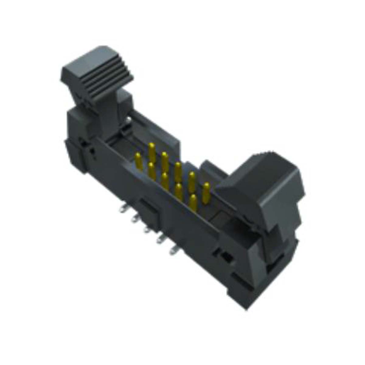 Samtec EHF Series Straight Surface PCB Header, 20 Contact(s), 1.27 mm Pitch, 2 Row, Shrouded