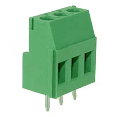 RS PRO PCB Terminal Block, 3-Contact, 5.08mm Pitch, Through Hole Mount, 1-Row, Screw Termination
