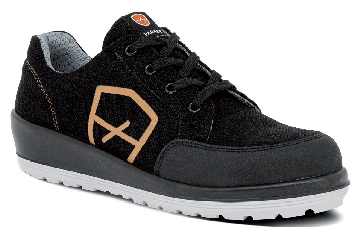 Parade BETTIE Women's Black Stainless Steel Toe Capped Safety Trainers, UK 6, EU 39