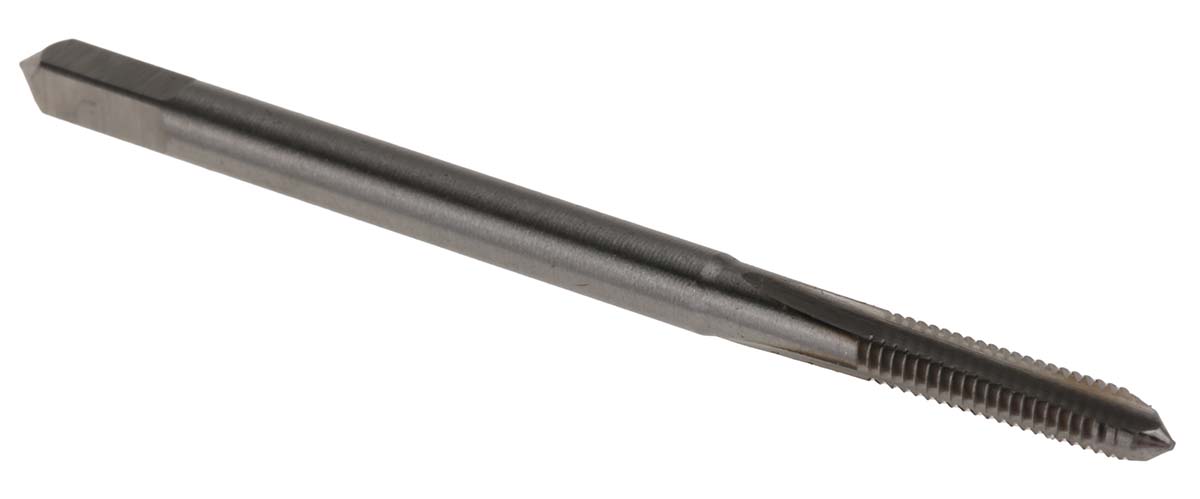 RS PRO Threading Tap HSS 1-Piece 0.45mm Pitch Metric Standard Hand Tap M2.5 Thread