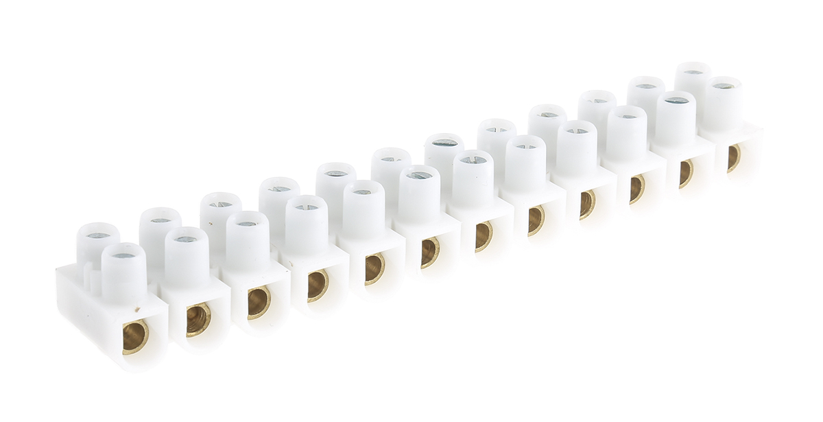 Legrand Terminal Strip, 76A, 16 mm² Wire, Screw Termination