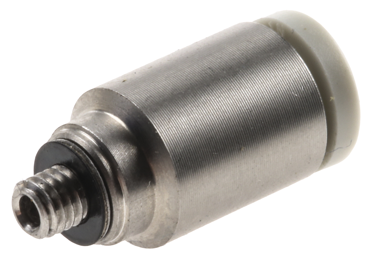 SMC KQ2 Series Straight Threaded Adaptor, M3 Male to Push In 4 mm, Threaded-to-Tube Connection Style