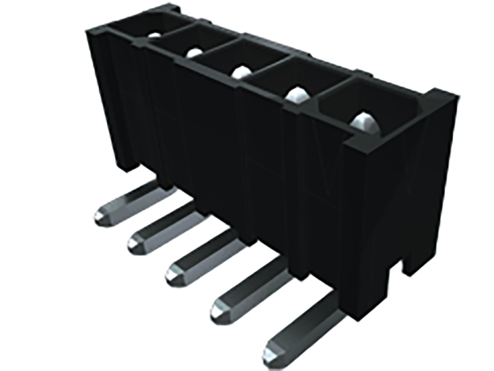 Samtec IPBT Series Straight Through Hole PCB Header, 4 Contact(s), 4.19 mm Pitch, 2 Row, Shrouded