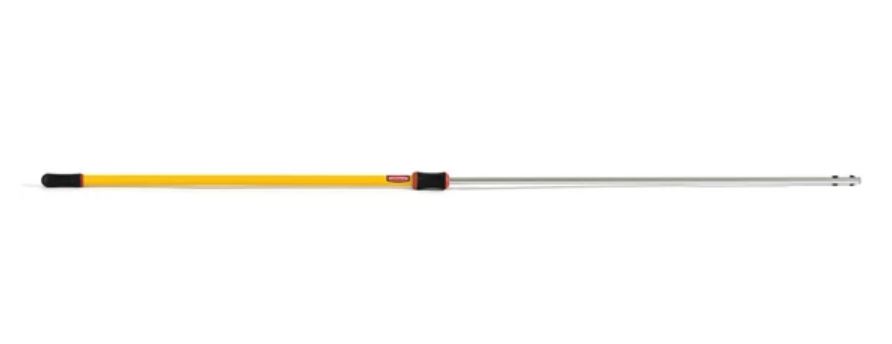 Rubbermaid Commercial Products Yellow Aluminium Telescopic Handle, 1.22m, for use with Mop Pads