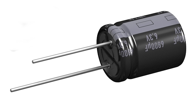 Panasonic 1500μF Aluminium Electrolytic Capacitor 10V dc, Radial, Through Hole - EEUFR1A152LB