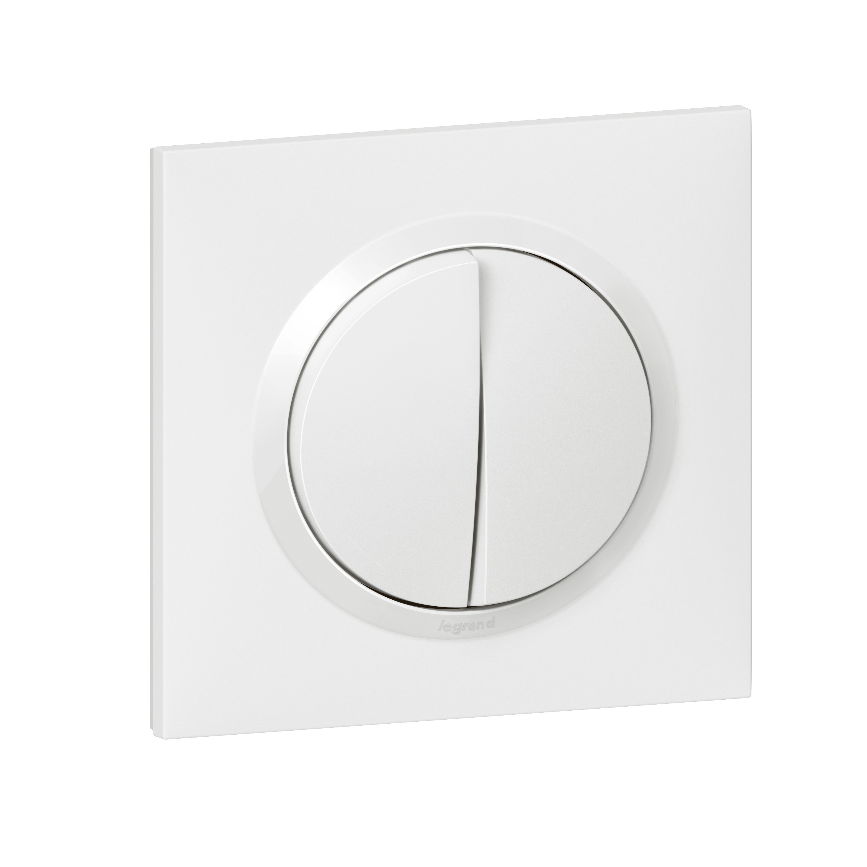 Legrand White Push Button Light Switch, 5 Way, 2 Gang, 6007