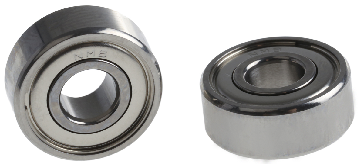 NMB DDR-3ZZMTRA5P24LY121 1 Row Ball Bearing - 4.77 mm ID, 12.7 mm OD