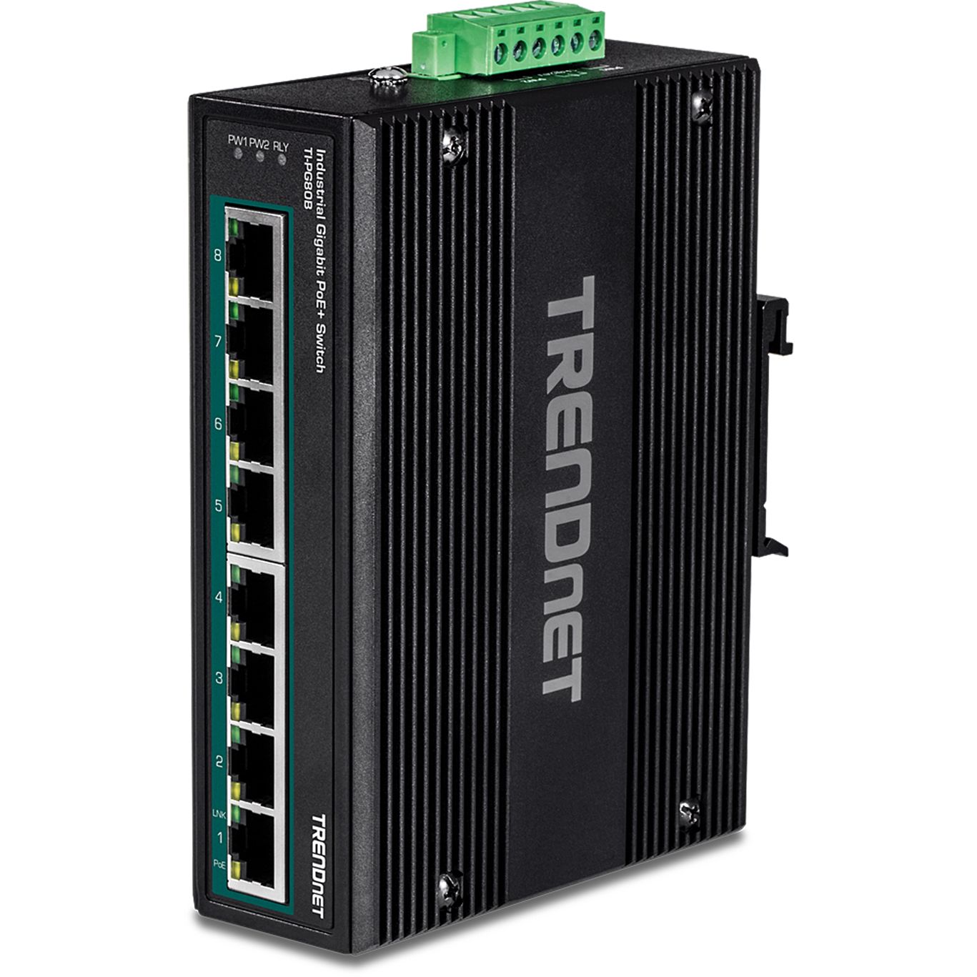 Trendnet TI-PG80B, Unmanaged 8 Port Gigabit Switch With PoE