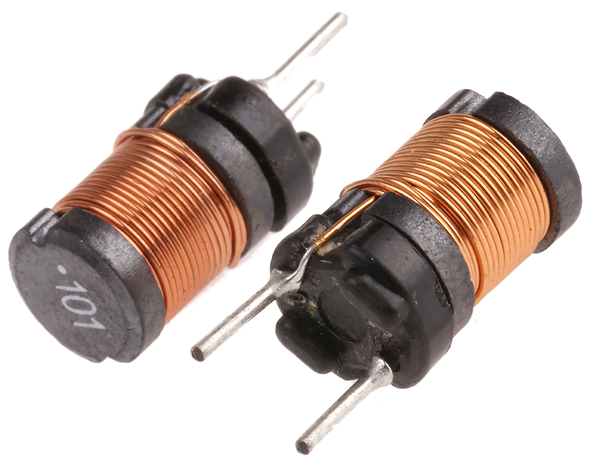 Wurth 100 μH ±10% Ferrite Radial Inductor, 1.5A Idc, 300mΩ Rdc, WE-TI