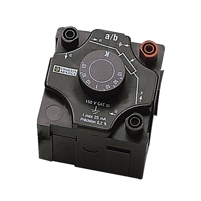 Chauvin Arnoux Resistance Decade Box, Resistance Resolution 0.1Ω