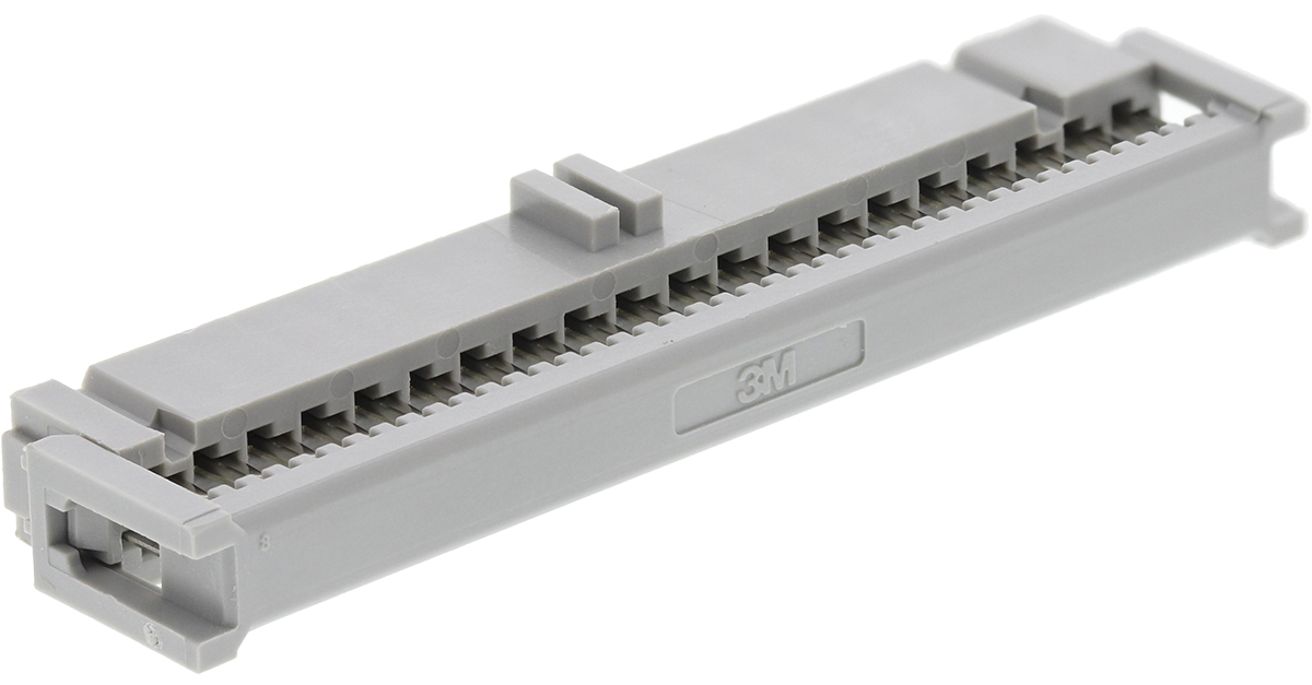3M 40-Way IDC Connector Socket for Cable Mount, 2-Row