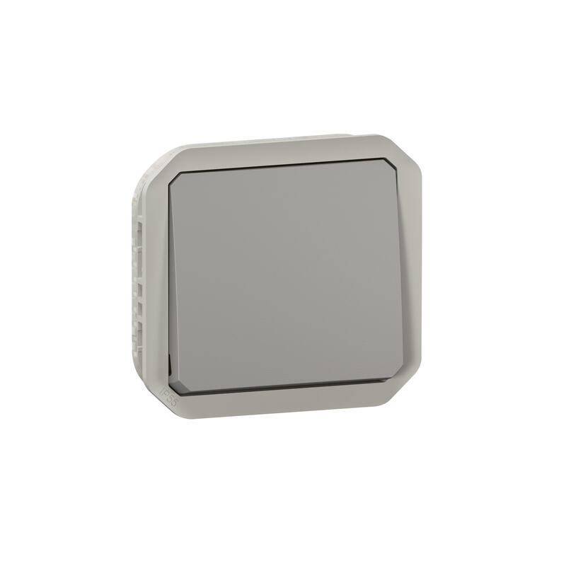 Legrand Grey Push Button Light Switch, 1 Way