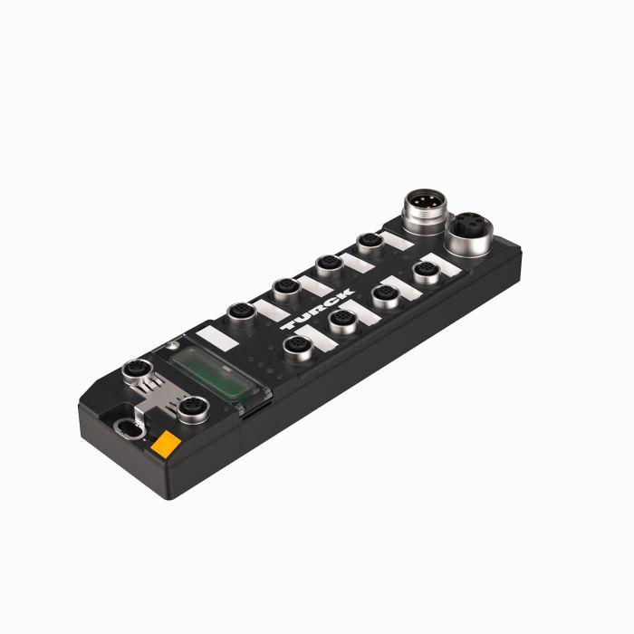 Turck TBEN-L Series I/O module, M12 4-pin, 4 way, 8 port