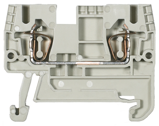 Wieland 56.703.0055.0 WKFN Series Grey, 2.5mm², Single-Level, Spring Clamp Termination