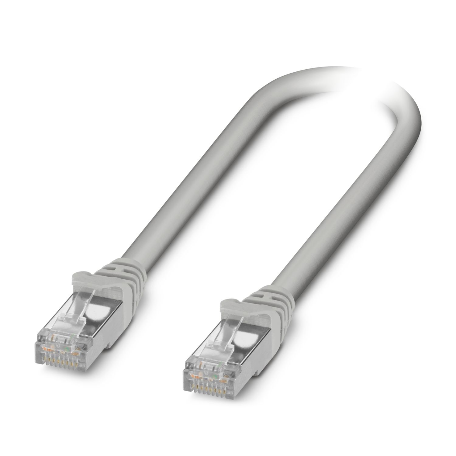 Phoenix Contact, 1m Cat5, Grey RJ45 to Male RJ45 Male, Terminated