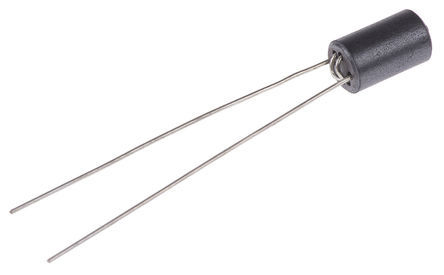 Wurth Elektronik Ferrite Bead, 6 (Dia.) x 10mm (Radial), 920Ω impedance at 25 MHz, 961Ω impedance at 100 MHz