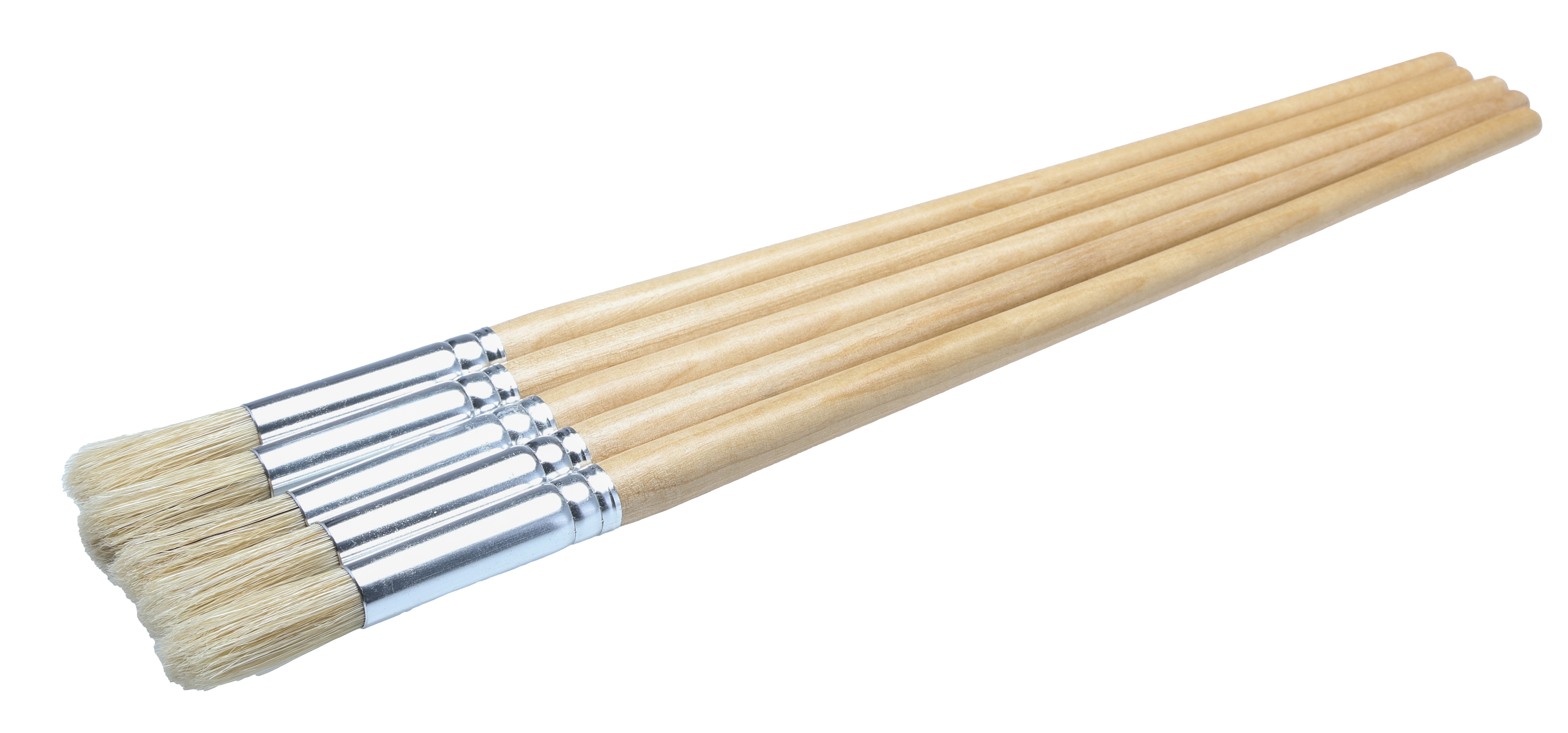 RS PRO Thin 6mm Fibre Paint Brush with Round Bristles