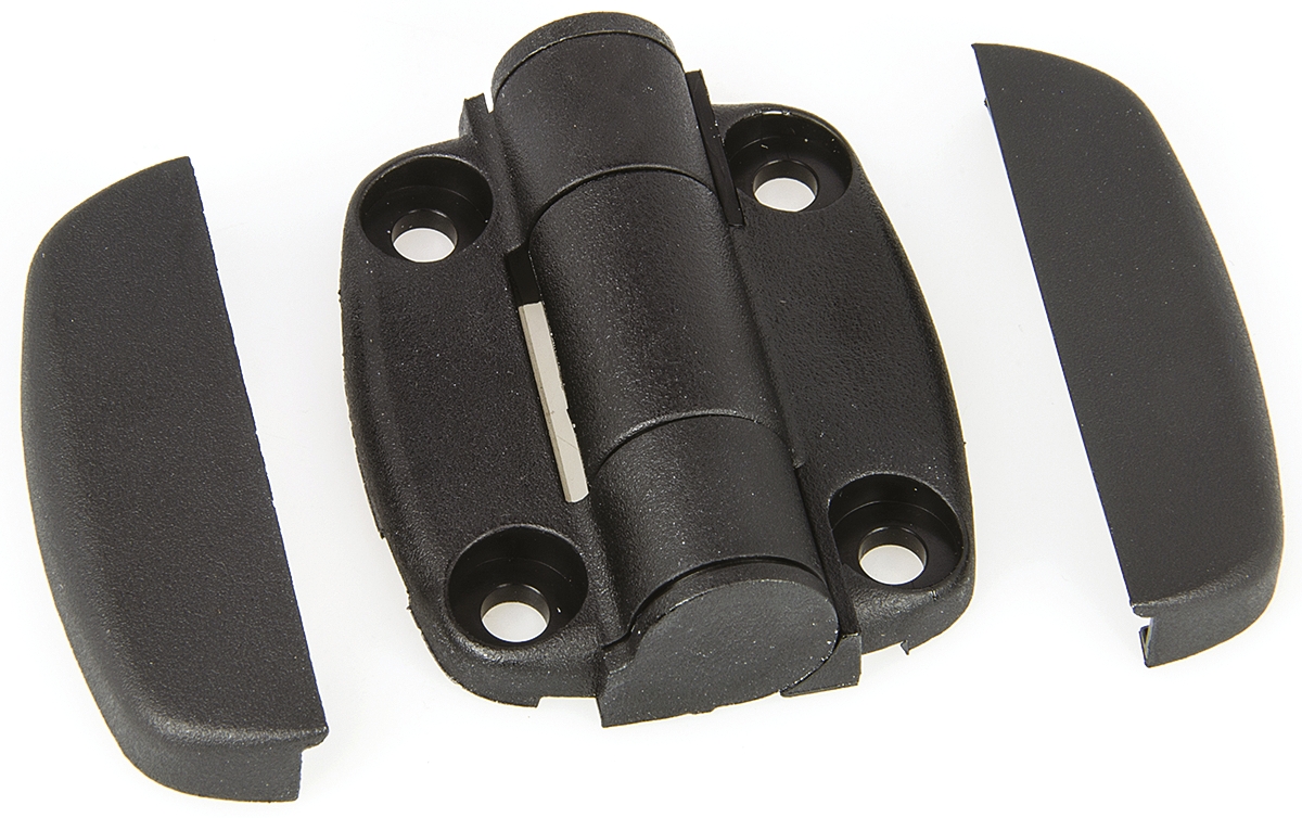 Southco Nylon Butt Hinge, Screw Fixing, 49mm x 44mm x 7mm