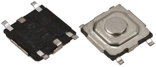 APEM Tactile Switch, SPST 50 mA @ 12 V dc