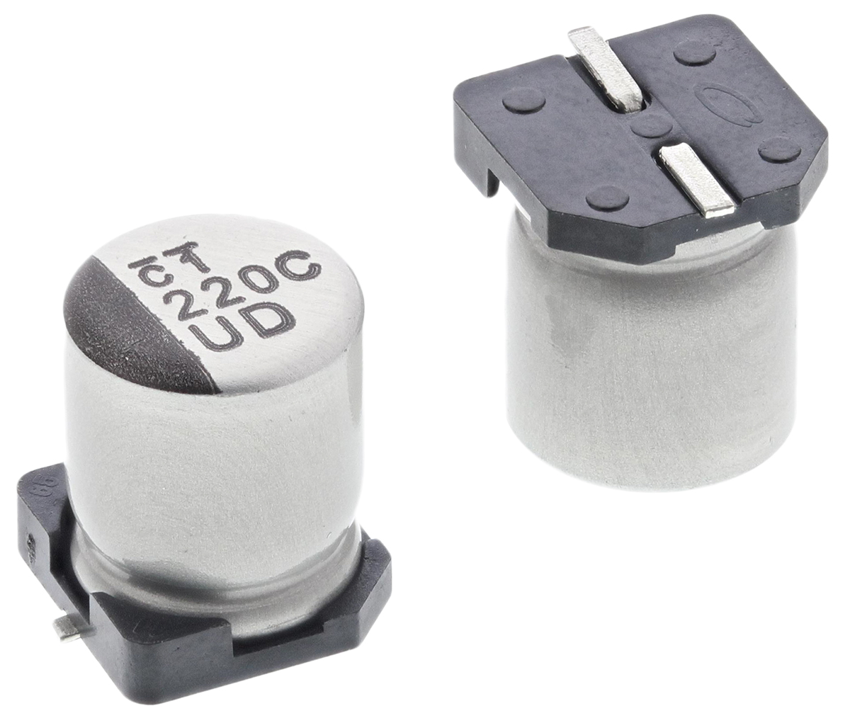 Nichicon 220μF Aluminium Electrolytic Capacitor 16V dc, Surface Mount - UUD1C221MCL1GS